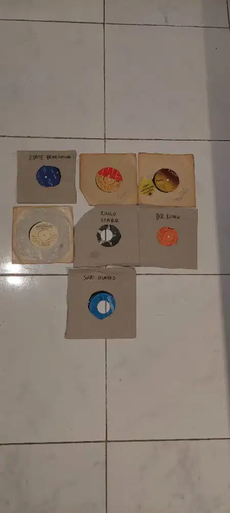 Vinyl 7 lagu oldies barat