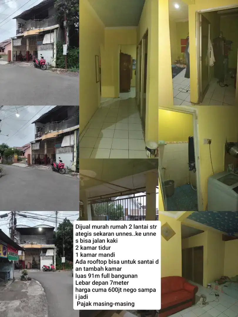 Rumah tengah kampung sekaran gunungpati unnes semarang