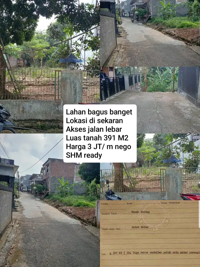 Tanah kampung Sekaran, Gunungpati unnes semarang