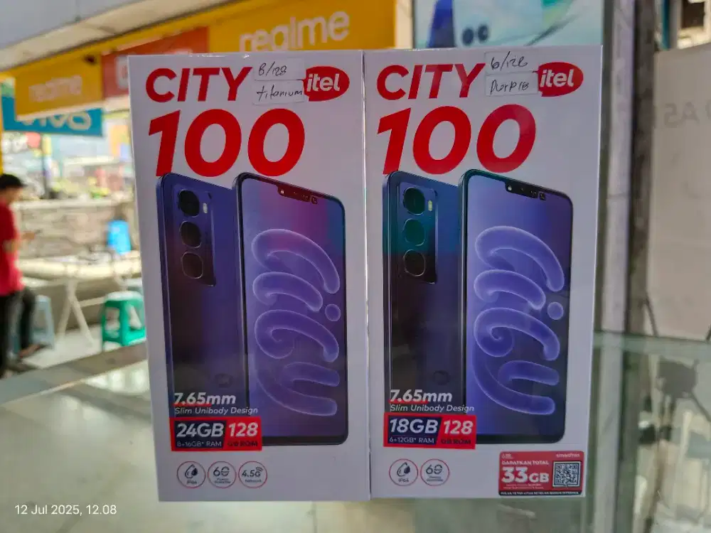 itel City 100 6/128Gb Segel