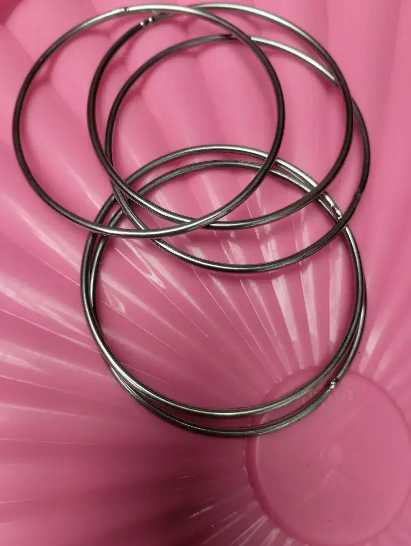 PRELOVED GELANG KRONCONG STAINLESS 5 PCS