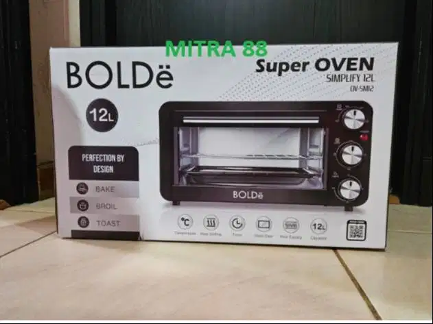 BOLDe Super Oven Simplify 12L - HITAM