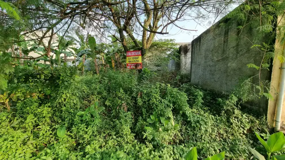 Di jual cepat tanah kavling 102m