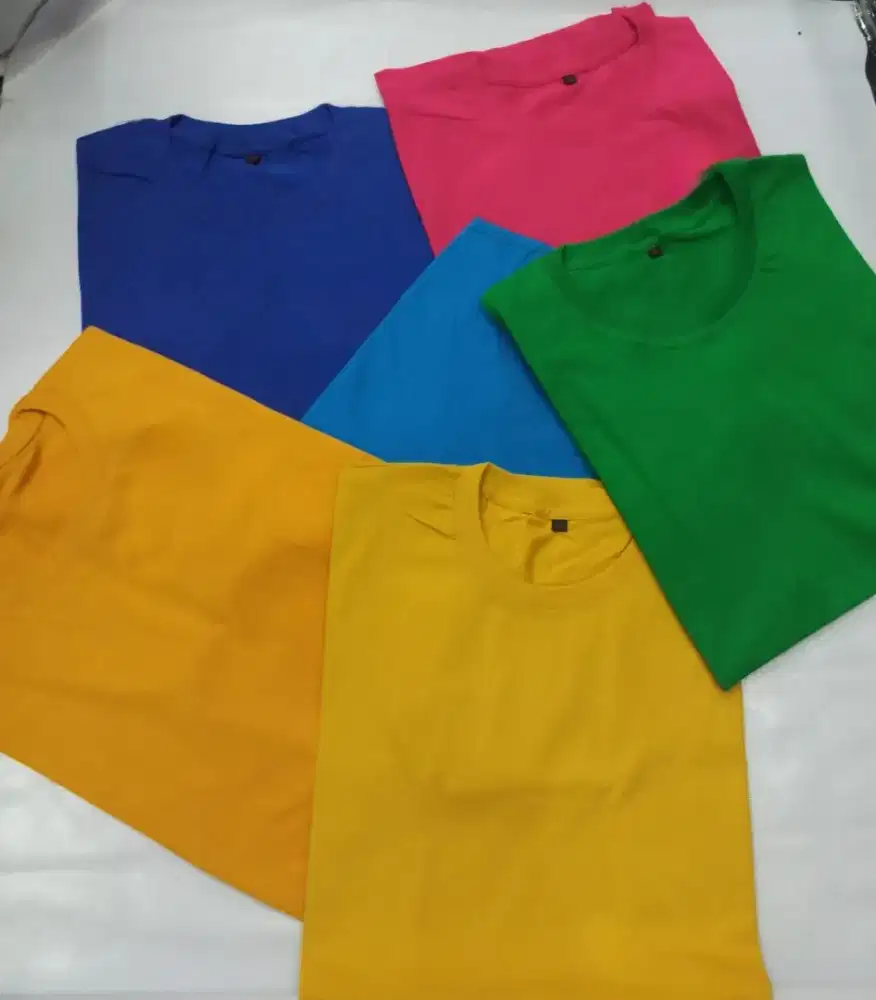 Kaos premium polos dewasa cotton combed