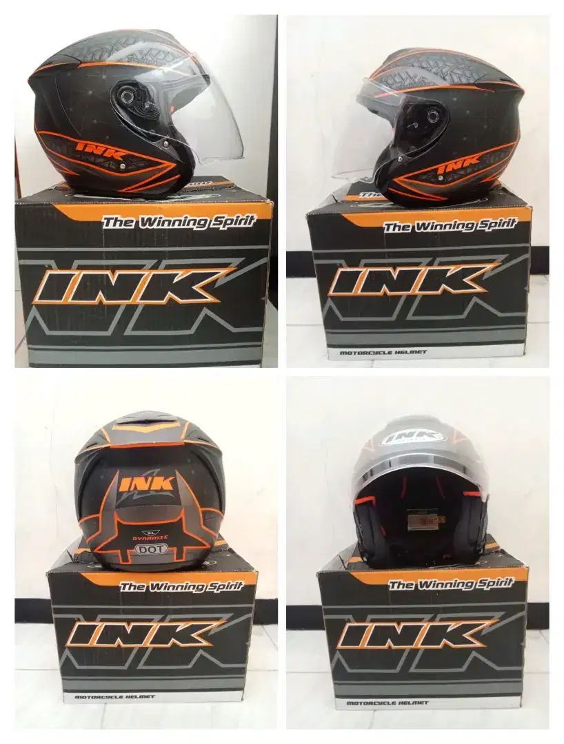 Helm Dynamic Ink Size XL Baru