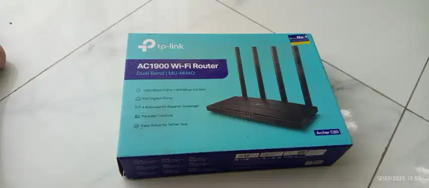 Tplink Archer C80 dual band,1900 Mbps