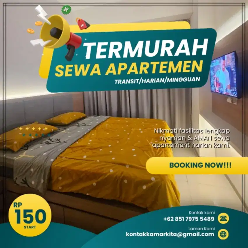 Sewa Apartemen Bekasi Harian/Transit SPRINGLAKE SUMMARECON Termurah