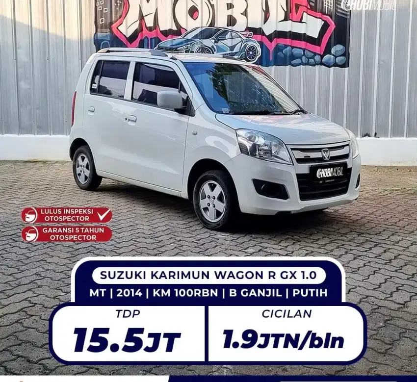 Unit : Karimun Wagon R GX 1.0 MT Pmk 2015