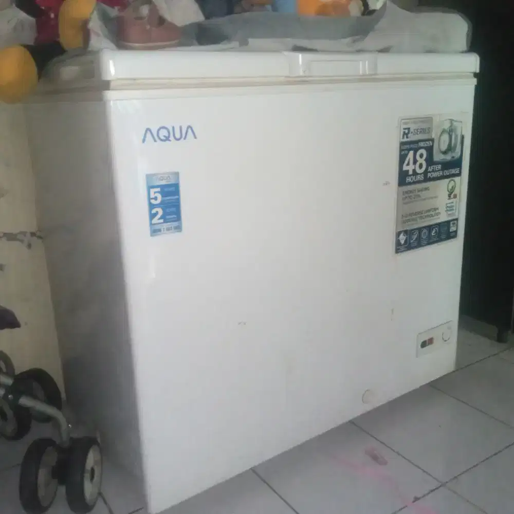 Di Jual Aqua Japan Chest Freezer 203 Liter