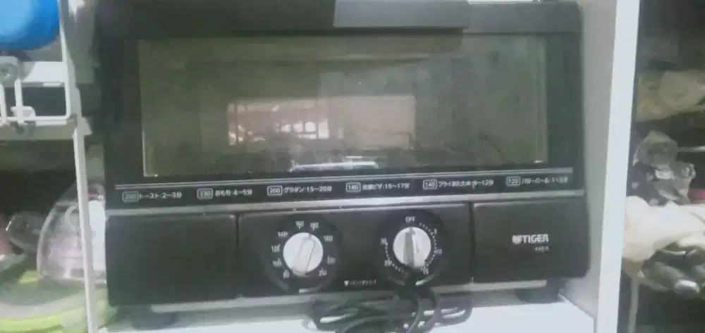 oven merek tiger pemanggang roti daging dan lain2