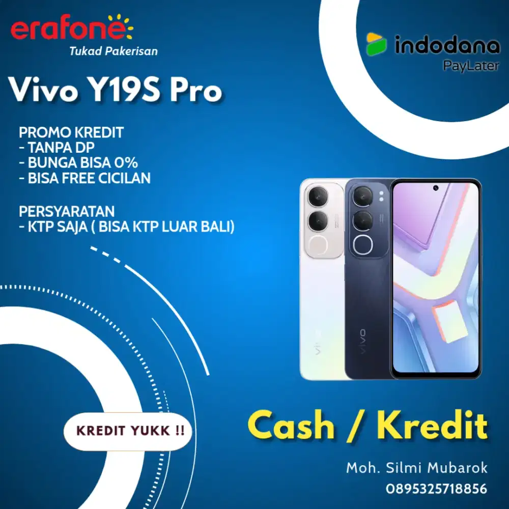 Vivo Y19S 4/64Gb || 4/128Gb bisa cash / kredit