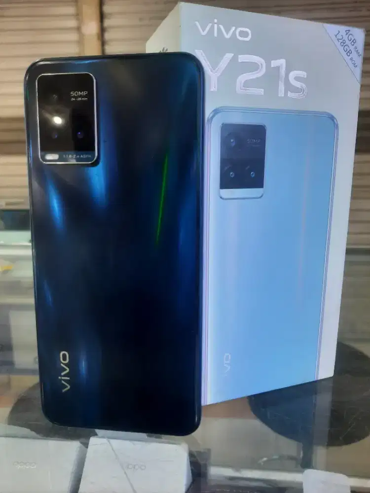 Hp vivo Y21S second ram 5/128gb.kondisi mulus banget bekas resmi vivo