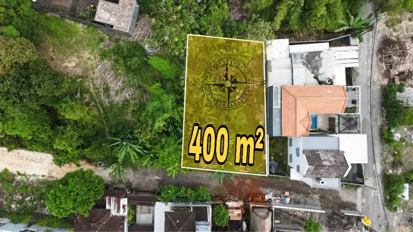 Tanah Plot Kecil Taman Griya Jimbaran Bawah Bali
