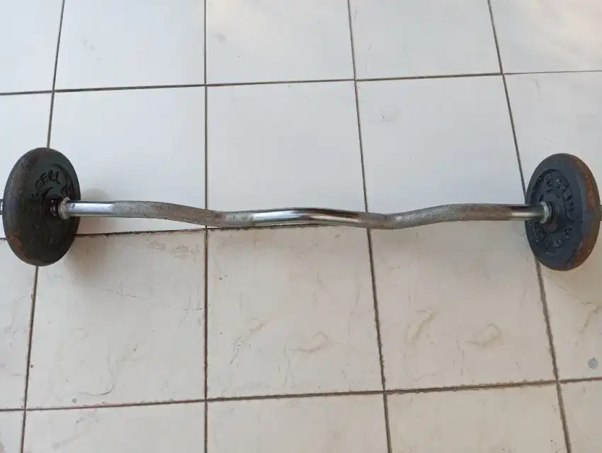 Dumbell lengkung panjang