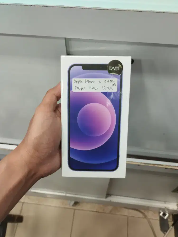 Apple iPhone 12 64gb Purple New Resmi IBOX