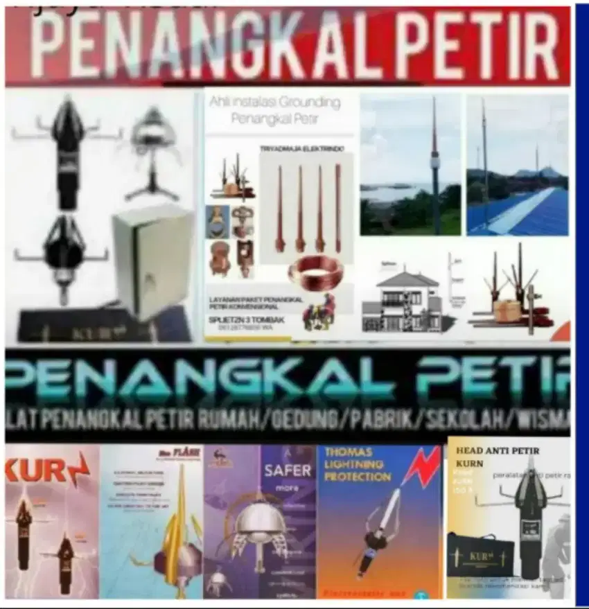 Agen ahli jasa pasang anti penangkal petir dan grounding mesin