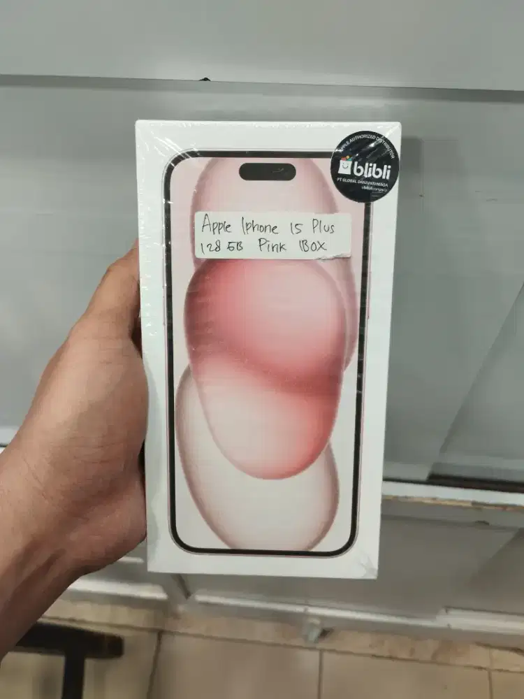 Apple iPhone 15 Plus 128GB PINK New Resmi IBOX