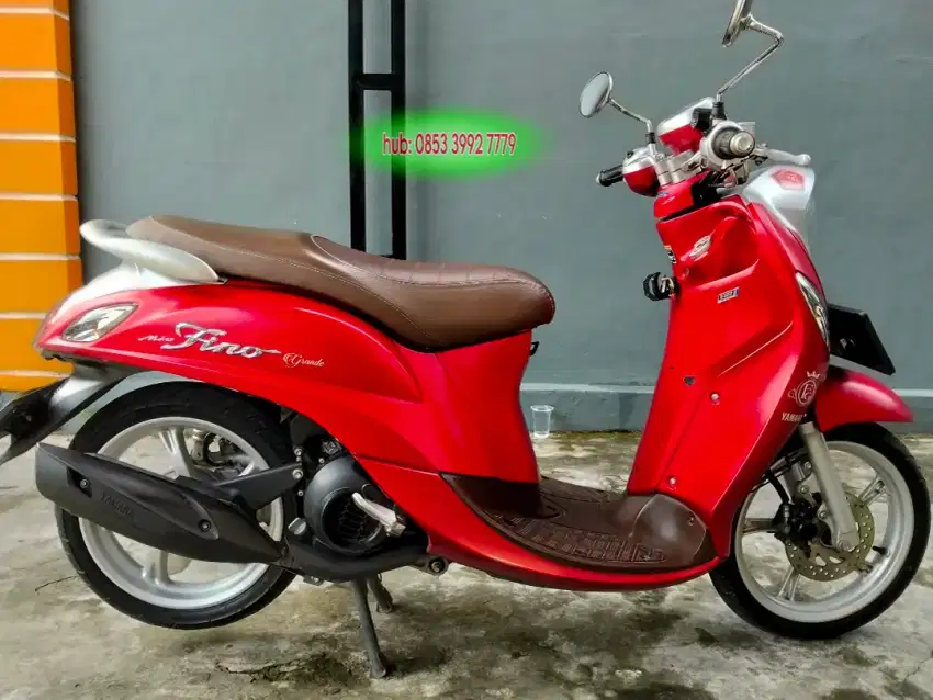 Yamaha Fino Grande Merah Mewah Sehat Siap Pakai