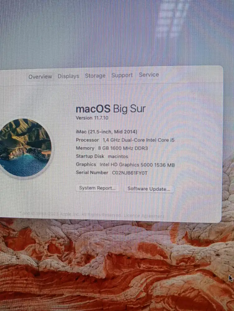 iMac ( 21,5- inc mid 2014)