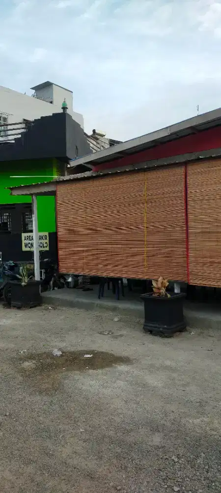 tirai rumbia tangga lipat kursi bambu dll