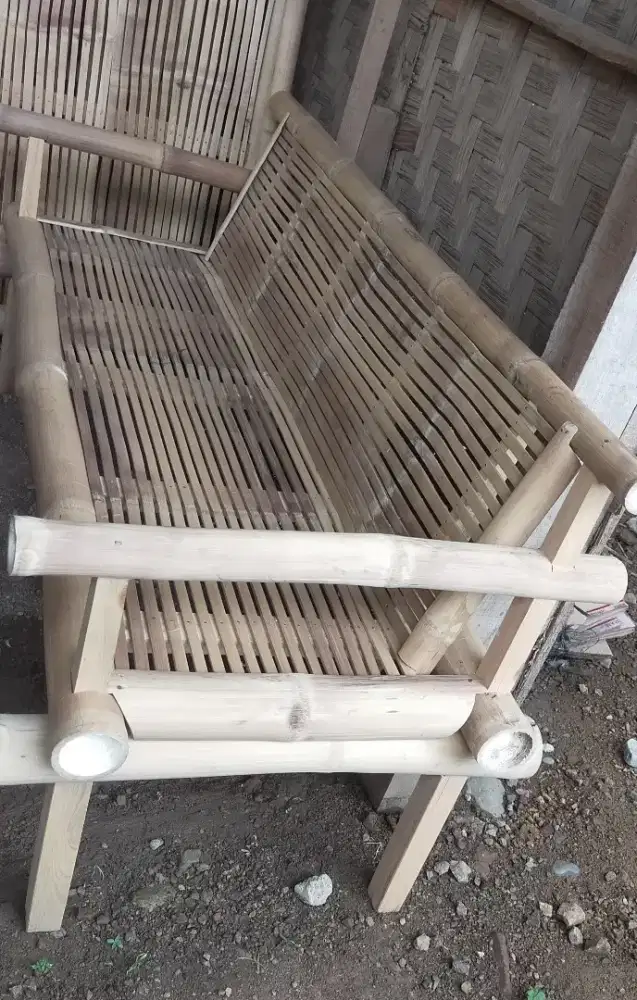 kursi bambu tangga tirai dll