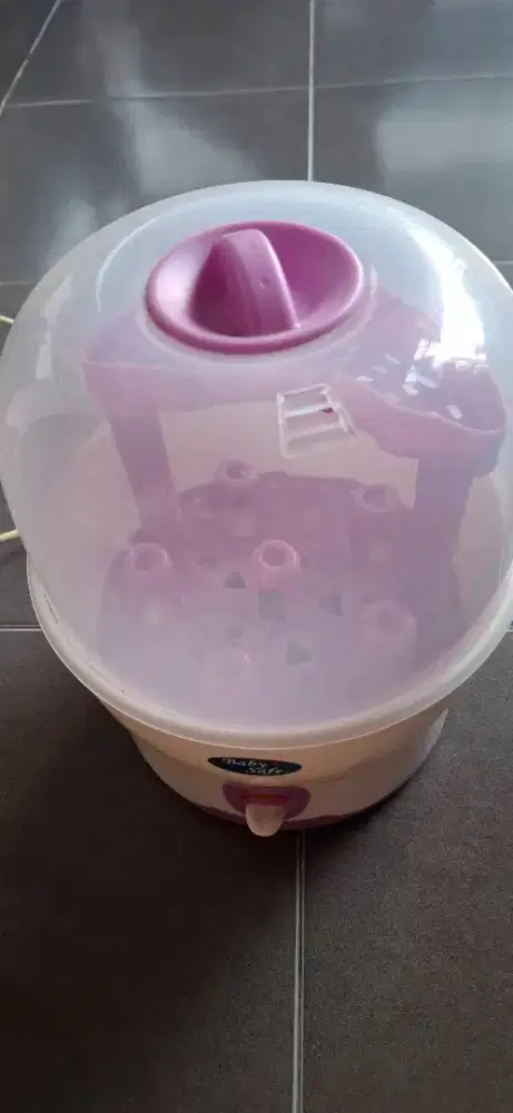 baby safe 6 bottle express steam steriliser