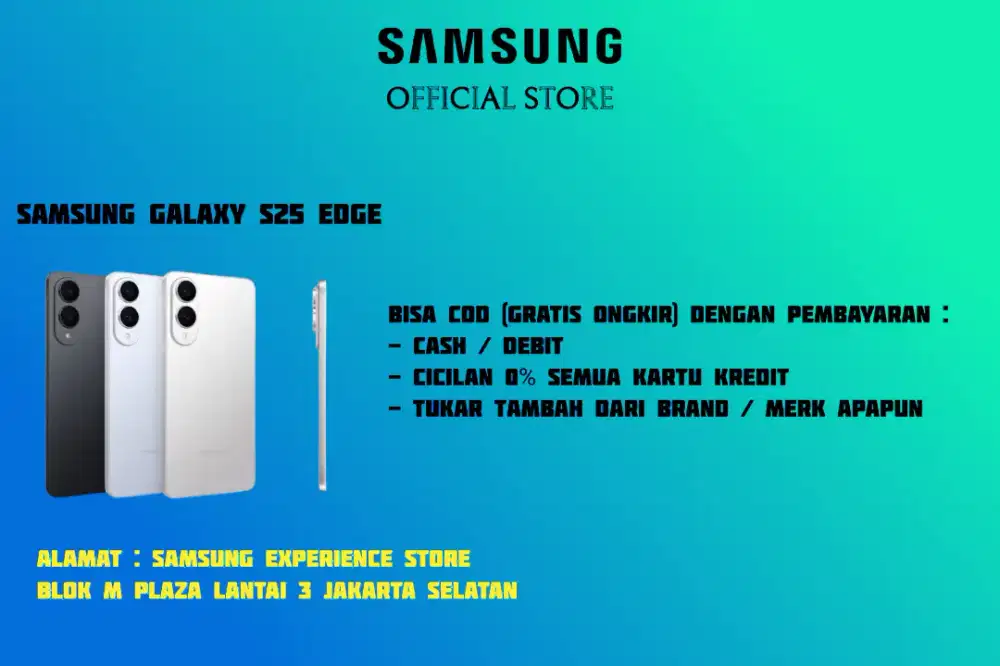 Bisa COD Samsung Galaxy S25 EDGE Garansi Resmi SEIN
