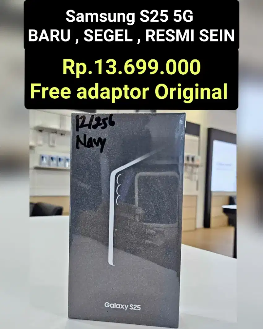 Rp.13,699 PROMO ‼️
Samsung GALAXY S25 5G
BARU , SEGEL , RESMI SEIN