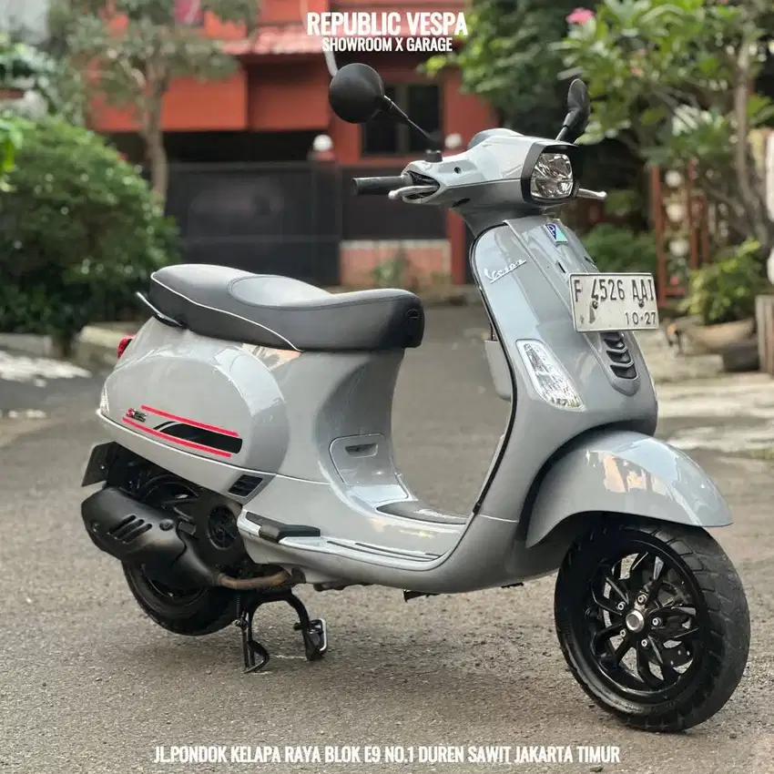 PIAGGIO VESPA S 125 IGET LED FACELIFT Tahun 2022 WARNA GREY AVEO