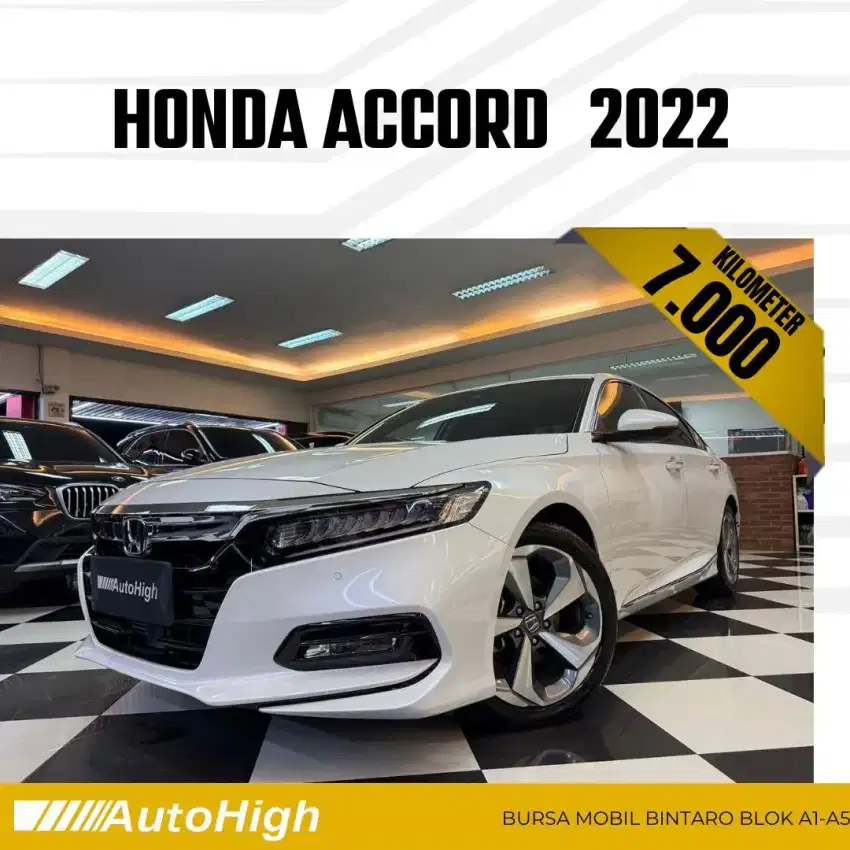 DP10% [Km7.000] Accord Sunroof 2022 White Reg 2021 #AUTOHIGH