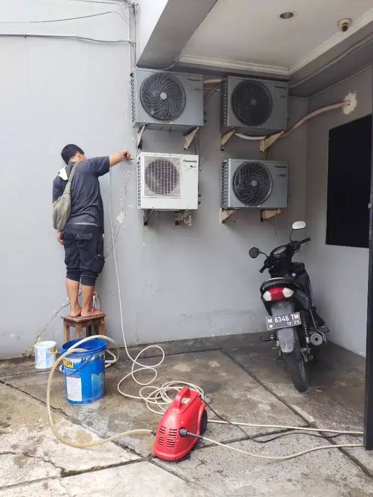 Bongkar pasang AC dan servis ac