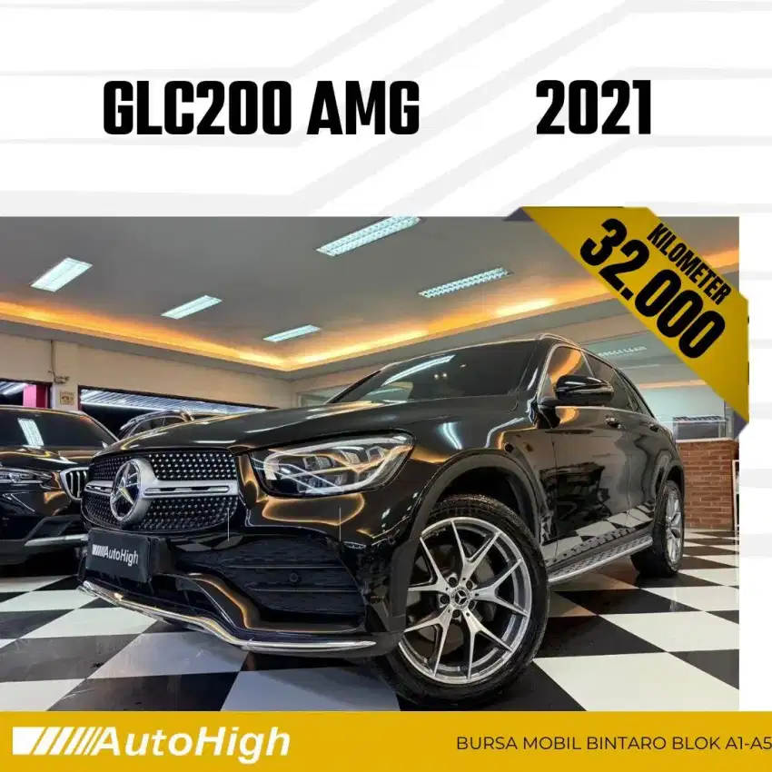 DP10% [Km32.000] GLC200 AMG 2021 Black / GLC 200 Reg 2022 #AUTOHIGH