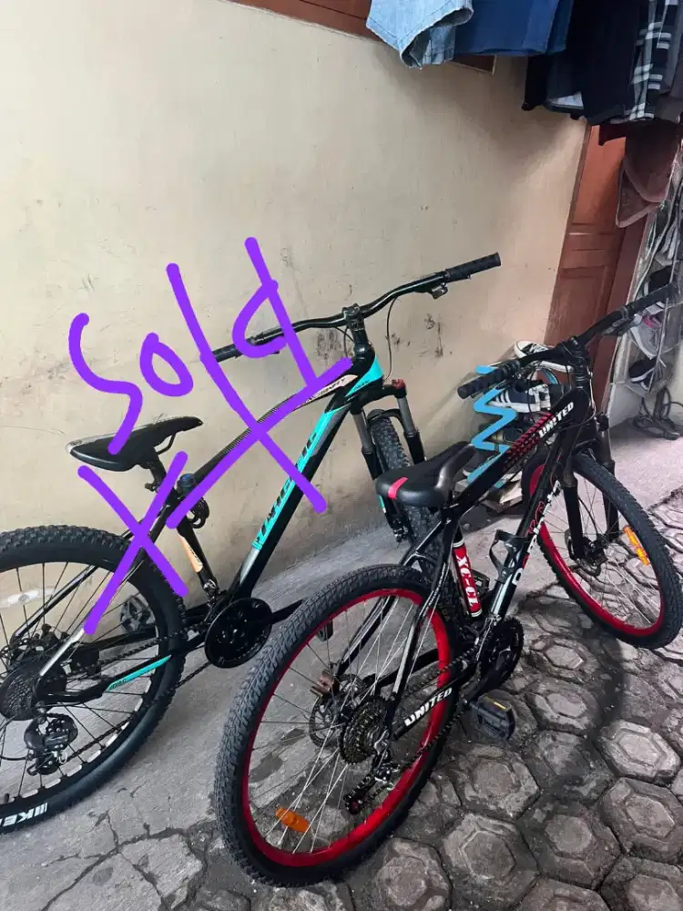 Sepeda united rem minyak