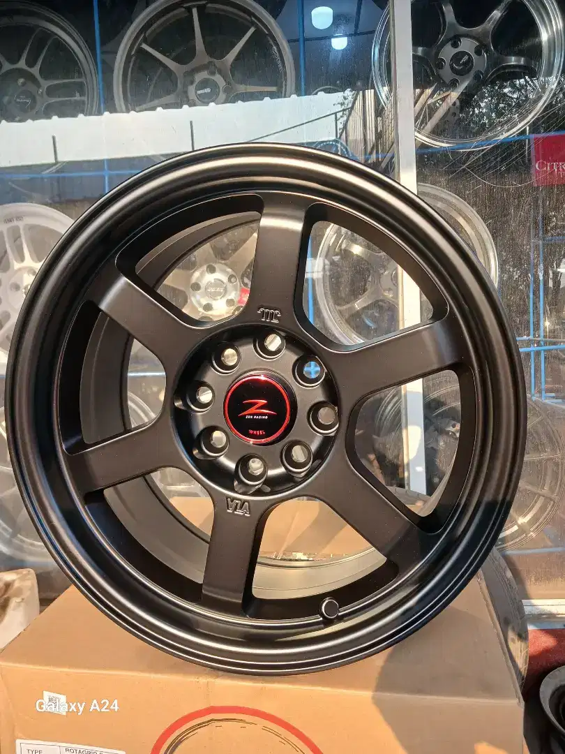 Rays te37 ring 15 lebar 7 pcd 4x108/114,3 espass zebra kijang super