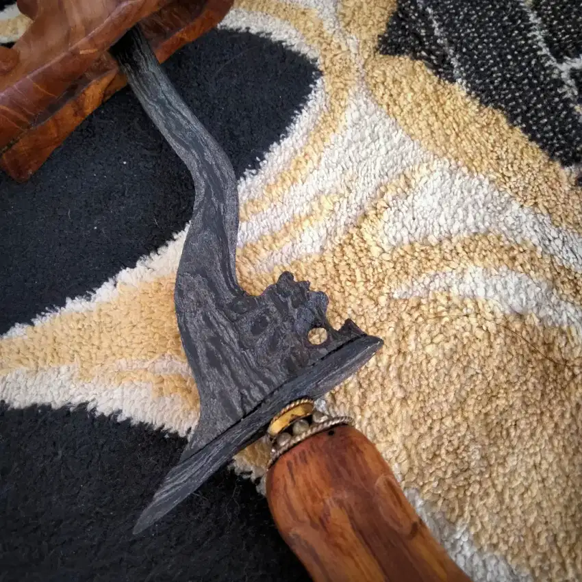 keris sepuh pusaka jangkung nogo sri naga kikik luk 3 pamor kebak