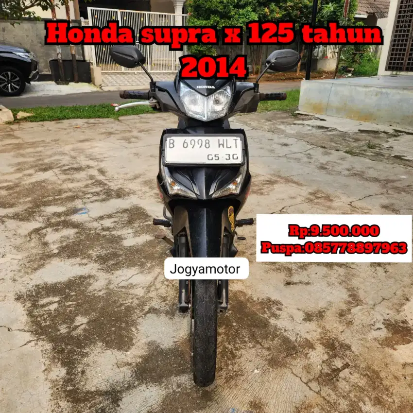 Honda supra x tahun 2014 cash