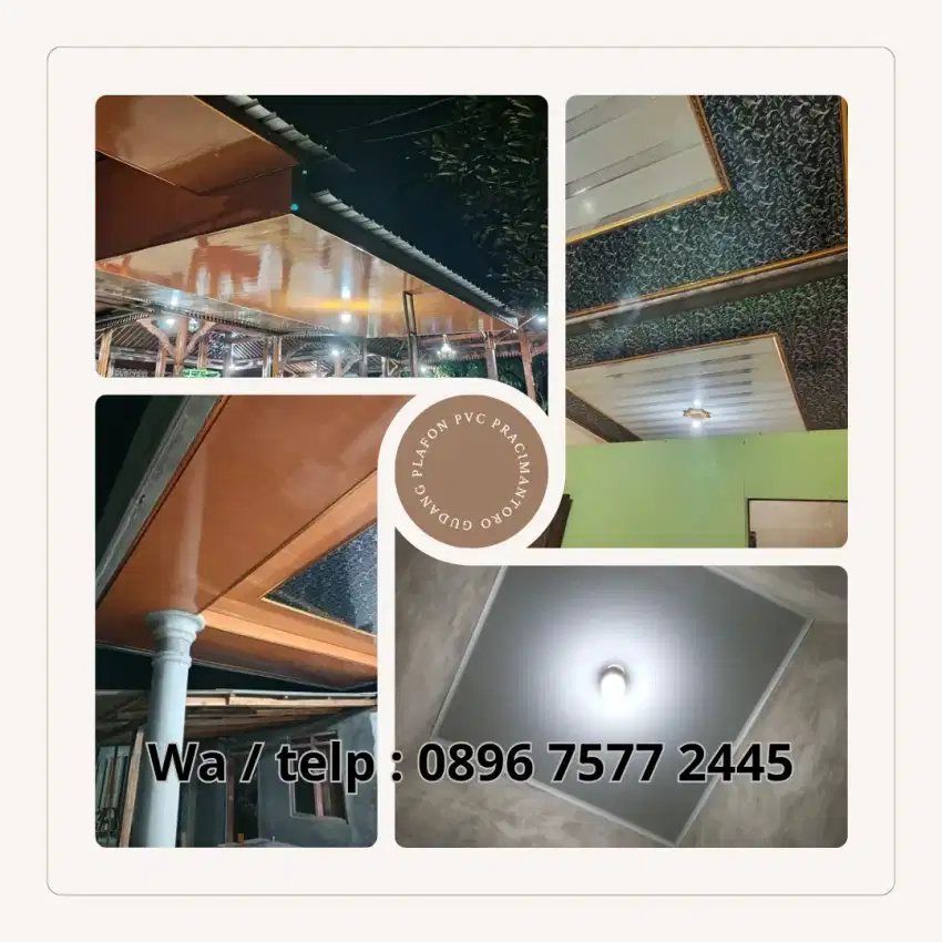 Plafon PVC murah Sleman