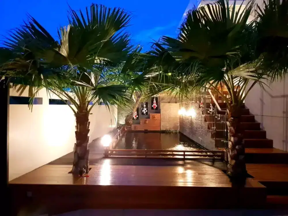 Kolam minimalis elegan.