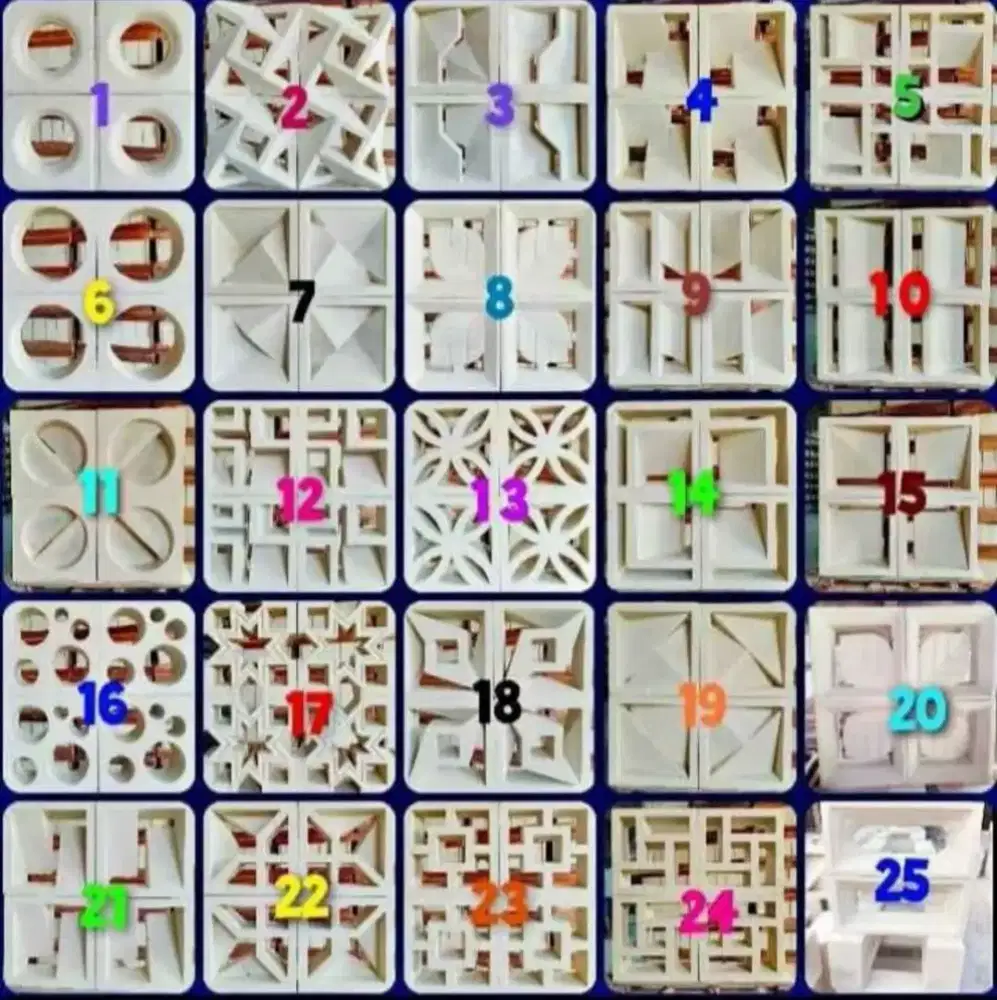 Roster beton minimalis