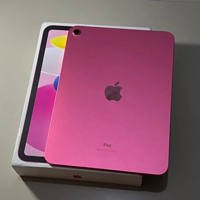 Ipad 10 64gb pink original inter wifi only mulus garansi januari 2026