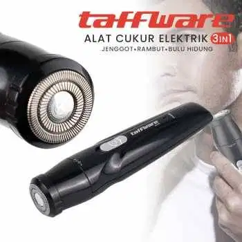 Alat Cukur Elektrik 3in1 Jenggot Rambut Bulu Hidung