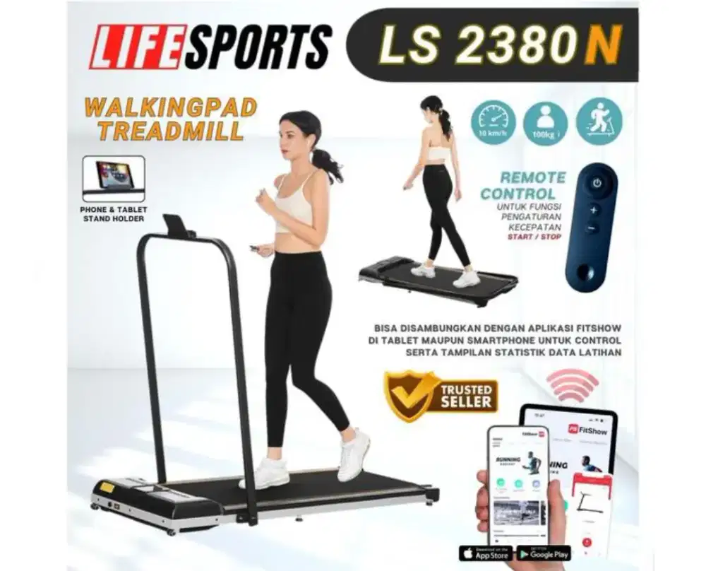 Treadmill elektrik walking pad handle