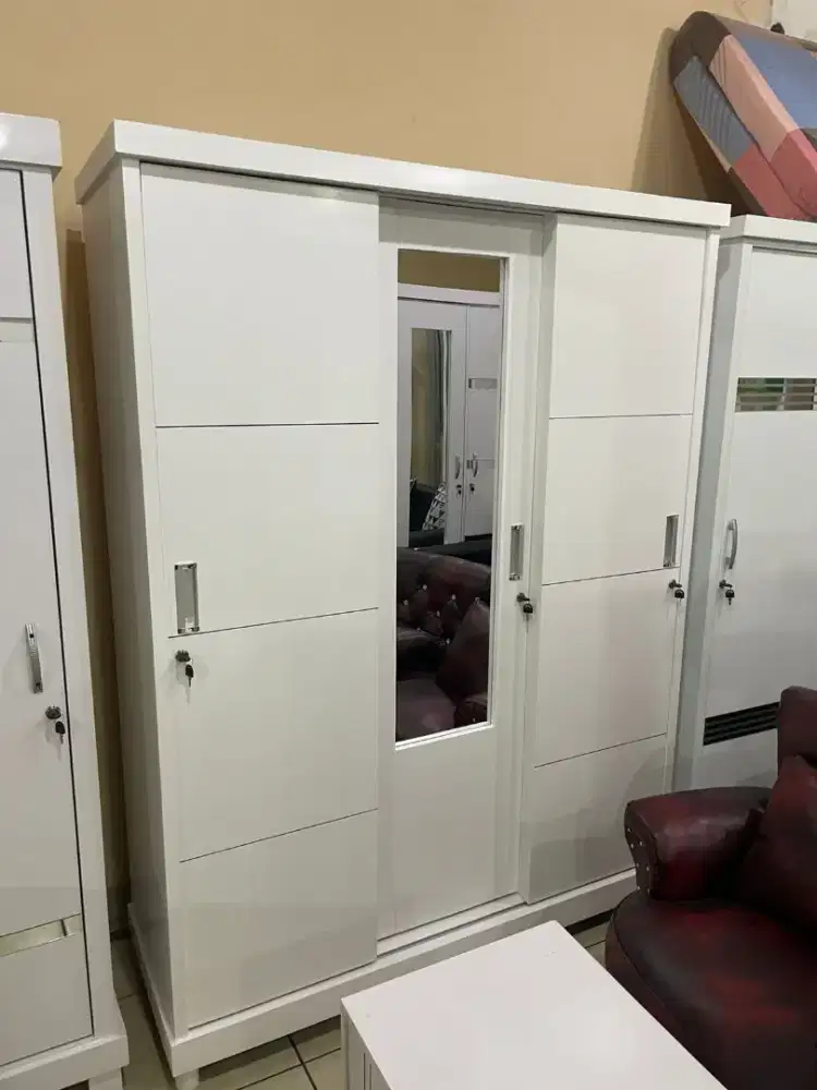 Promo Lemari sliding teakblok 3 pt