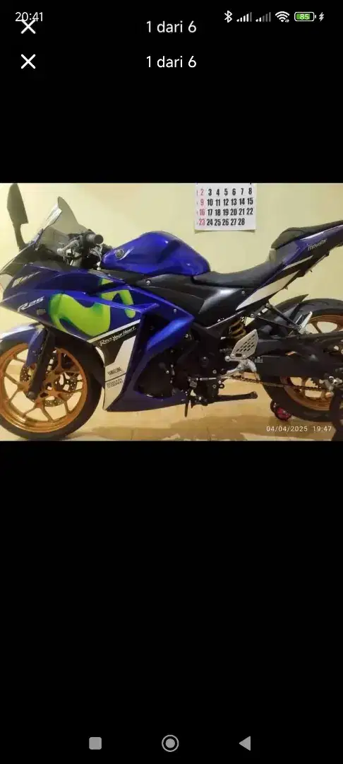 Yamaha R25 Movistar Edition