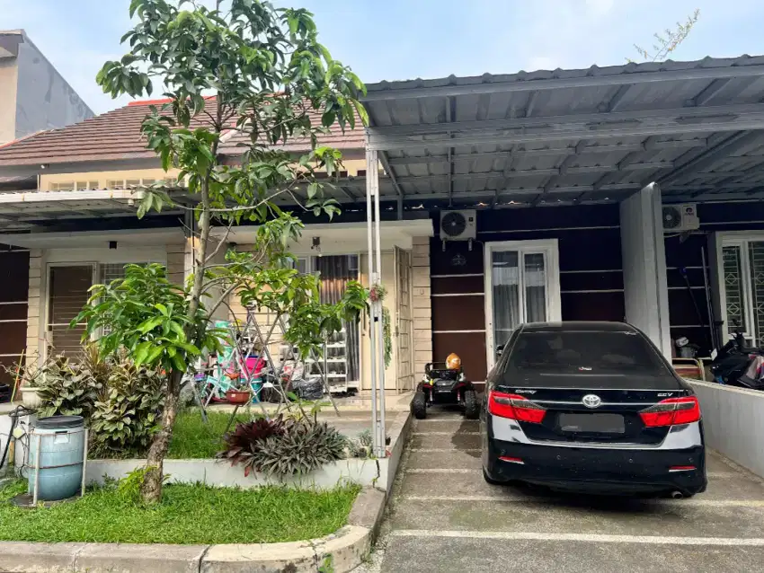 Rumah modern minimalis Tki V cluster redwood jual cepat nego