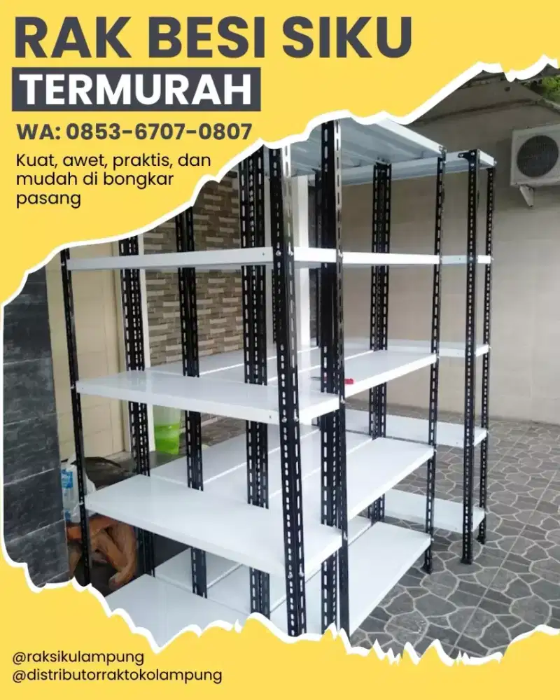 Rak Besi Siku 5 Susun