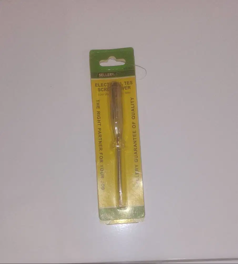 ELECTRICAL TEST SCREWDRIVER 100V-500V TEST PEN OBENG 11-971 SELLERY