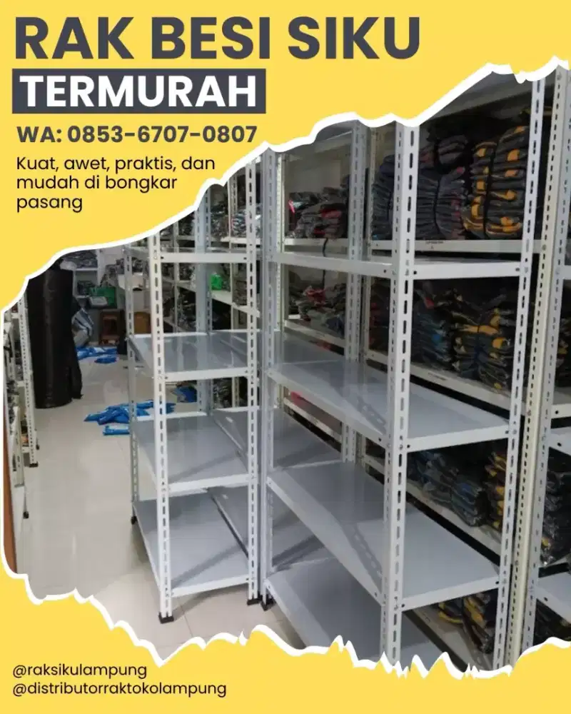 Rak Warung Besi Siku 5 Susun