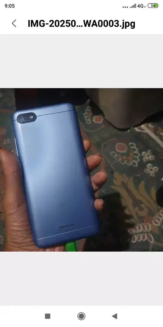 Jual redmi 6a 16 gb minus lcd baret di tengan masih aman