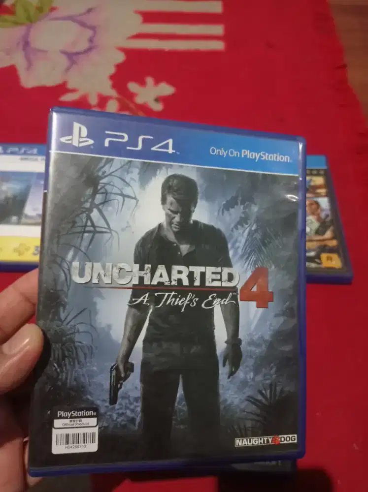 Kaset ps 4 uncharted 4 mulus